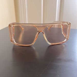 Minimal google Sunglasses - Butterscotch